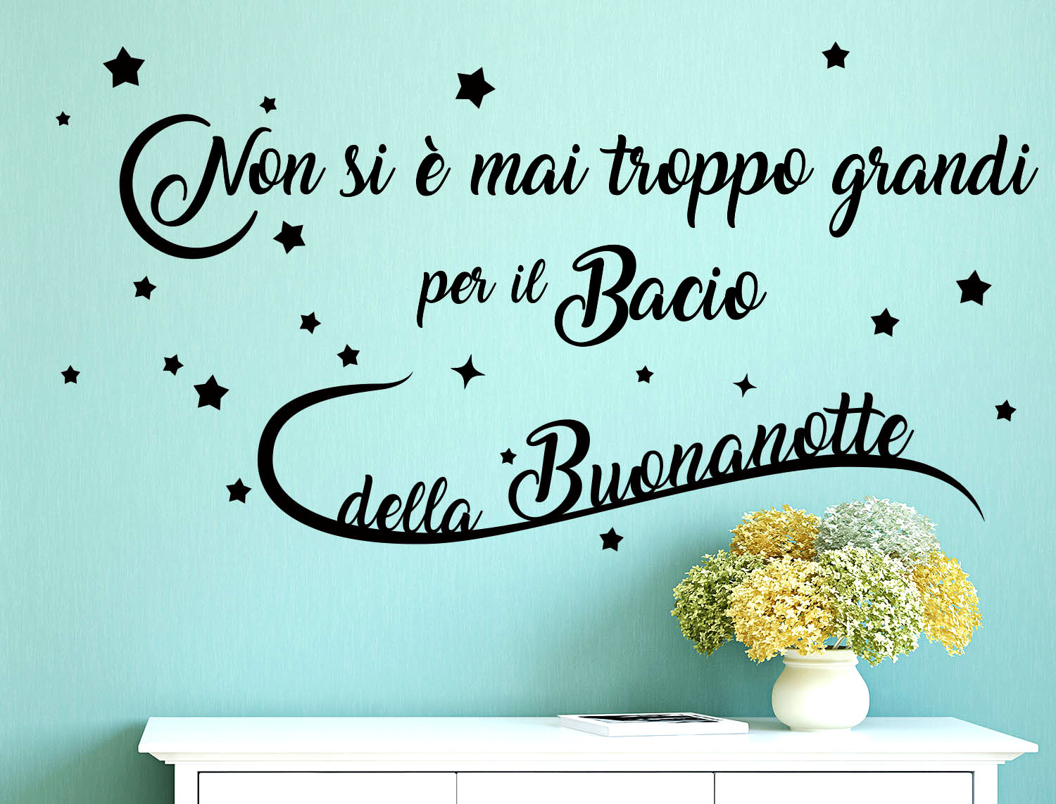 Adesivo Decorativo Bacio della Buonanotte
